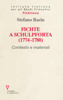 Adiaphora.it Fichte a Schulpforta (1774-1780). Contesto e materiali Image