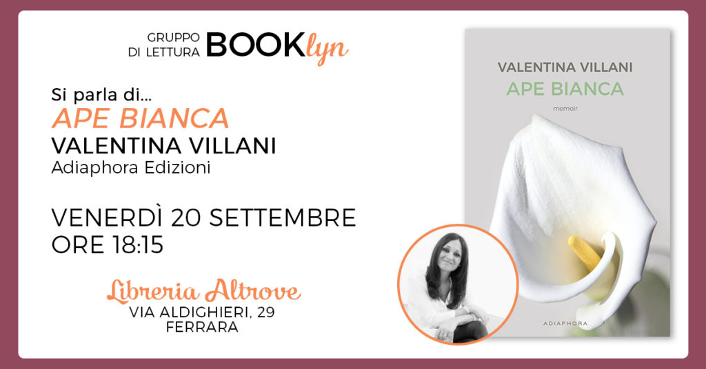 EVENTO: “Ape Bianca” in lettura a Ferrara!